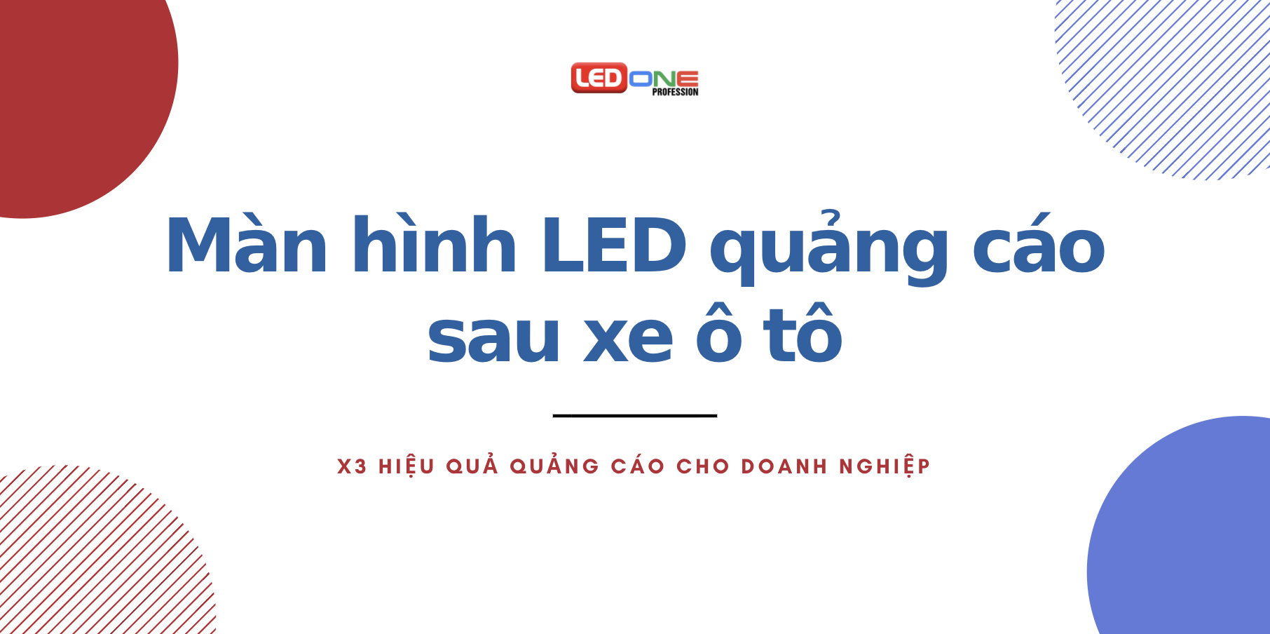 Màn hình quảng cáo LED sau xe ô tô