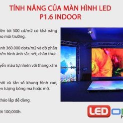 Màn Hình LED P1.6 Trong Nhà: Giải Pháp Hiển Thị Sắc Nét & Ưu Việt Nhất 2026 - LEDONE