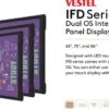 Màn hình quảng cáo cảm ứng Châu Âu 86 inch Dual OS Interactive Flat Panel Displays - LEDONE