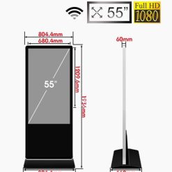 Màn hình quảng cáo LCD chân đứng 55 inch wifi SAMSUNG / LG - LEDONE