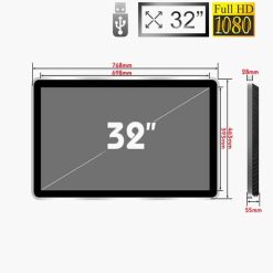 Màn hình quảng cáo LCD treo tường 32 inch usb SAMSUNG / LG - LEDONE