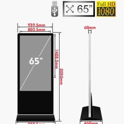 Màn hình quảng cáo LCD chân đứng 65 inch SAMSUNG / LG - LEDONE