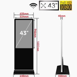 Màn hình quảng cáo LCD chân đứng 43 inch SAMSUNG / LG - LEDONE