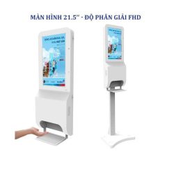 Màn hình quảng cáo LCD chân đứng tích hợp máy sát khuẩn SAMSUNG/LG - LEDONE