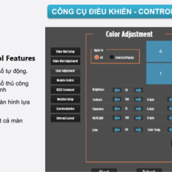 Màn hình ghép Châu Âu Ultra Narrow Bezel Video Wall Pro 55 inch - LEDONE
