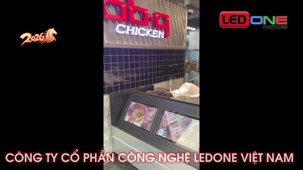 Cung cấp và lắp đặt màn hình LCD 22 inch tại BBQ Phạm Văn Đồng - Giải pháp quảng cáo hiệu quả từ LEDONE Miền Nam