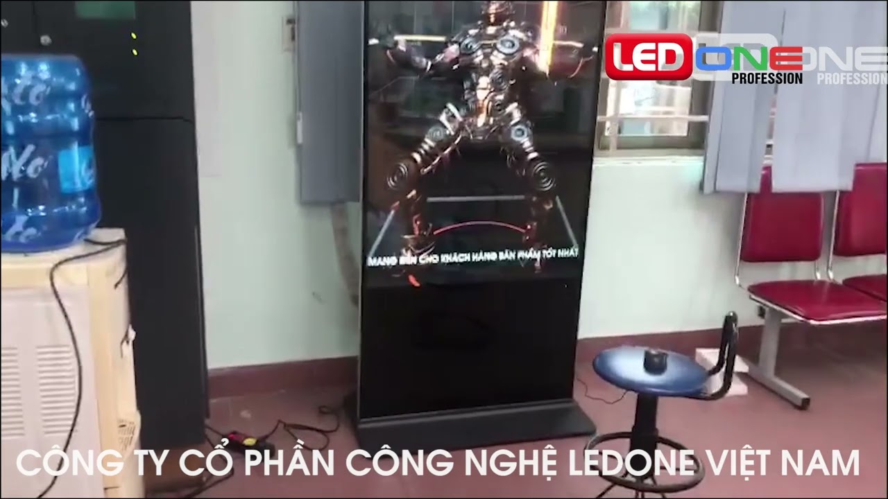 Dự án thầu 9 màn hình LCD quảng cáo 55 inch tại Chi nhánh Ngân hàng Agribank Quảng Ninh - LEDONE Miền Nam thi công lắp đặt tr