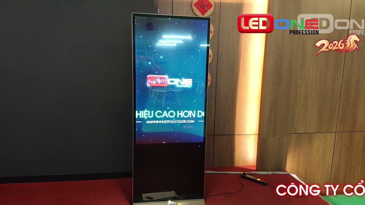 Lắp đặt Màn hình 55 inch quảng cáo WiFi tại KCN Yên Nghĩa – LEDONE Miền Nam vận chuyển & thi công trọn gói