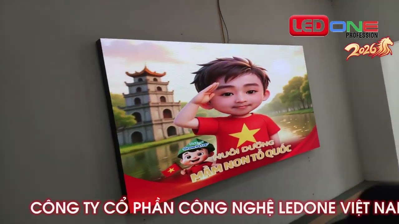 Thầu Chỉ Định Lắp Đặt Màn Hình LED P1.86 Trong Sảnh UBND Xã Bồ Đề Mới | LEDONE Miền Nam