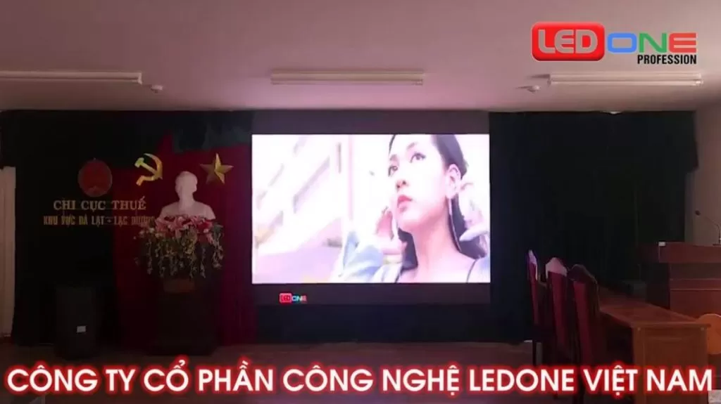 Thi công màn hình Led P2.5 chi cục thuế Đà Lạt, Lâm Đồng