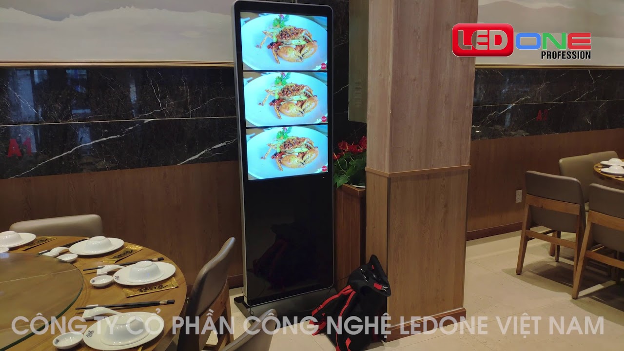 Thi công màn hình quảng cáo trong nhà 43 inch tại nhà hàng Ăn Được Phúc – Giải p - hình ảnh thực tế 9